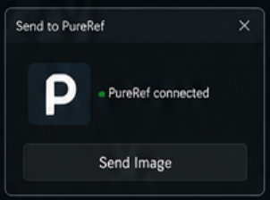 ArcShot Send to PureRef dialog